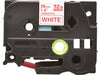 EAN 4977766685573 - Brother TZE-262 cinta para impresora de etiquetas Rojo sobre blanco imagen 2