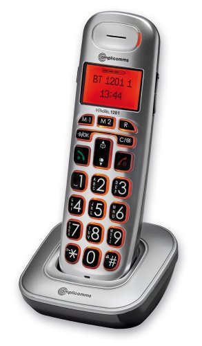 EAN 4250711906351 - Amplicom BigTel 1201 Teléfono DECT Identificador de llamadas Gris imagen 1