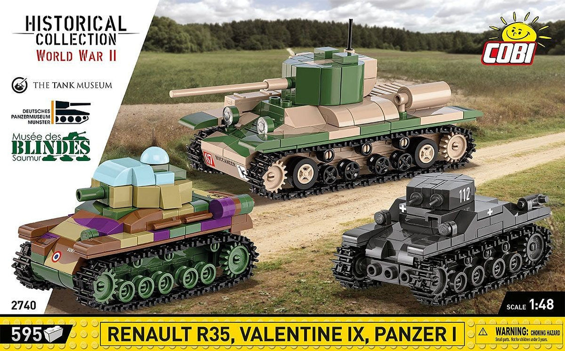 EAN 5902251027407 - COBI Renault R35 - Valentine IX - Panzer I imagen 3