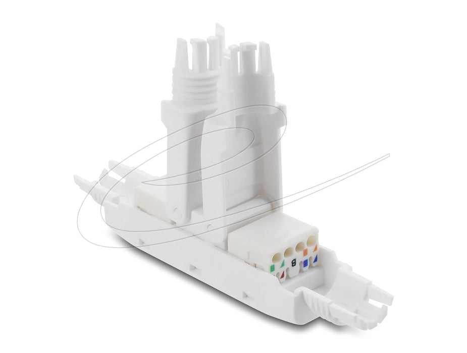 EAN 4043619911264 - DeLOCK 91126 cambiador de género para cable LSA Blanco imagen 3