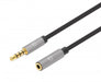 EAN 0766623356039 - Manhattan 356039 cable de audio 2 m 3,5mm Negro, Plata imagen 1