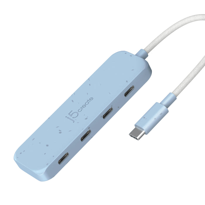 EAN 4712795087840 - j5create JCH345EC USB 3.2 Gen 1 (3.1 Gen 1) Type-C 10000 Mbit/s Cian imagen 1