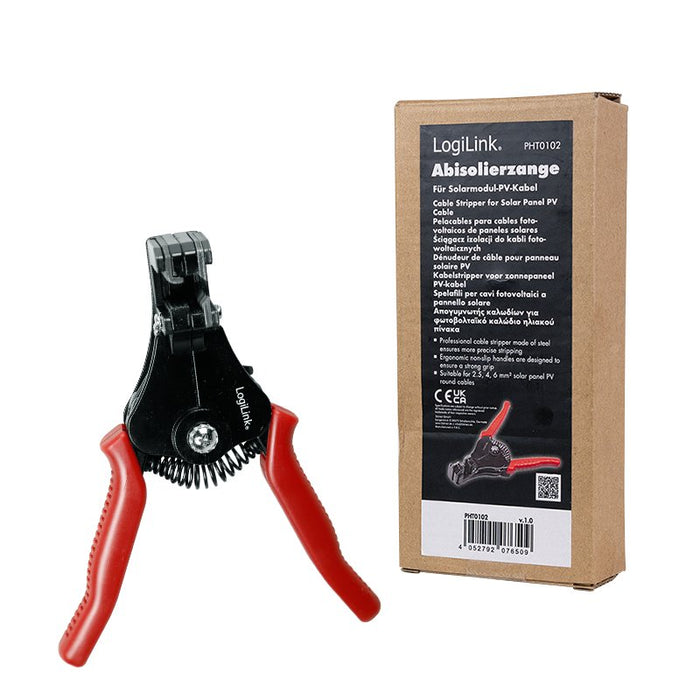 EAN 4052792076509 - LogiLink PHT0102 crimpadora Herramienta pelacables Negro, Rojo imagen 7