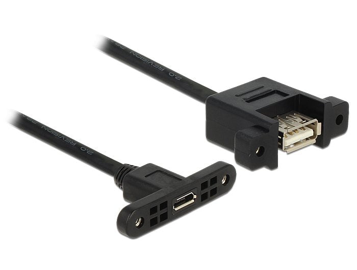 EAN 4043619851102 - DeLOCK 1m, USB2.0 Micro-B/USB2.0-A cable USB USB A Micro-USB B Negro imagen 1