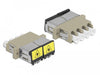 EAN 4043619869046 - DeLOCK 86904 adaptador de fibra óptica LC/LC 1 pieza(s) Beige imagen 2