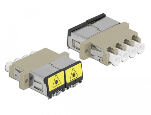 EAN 4043619869046 - DeLOCK 86904 adaptador de fibra óptica LC/LC 1 pieza(s) Beige imagen 2