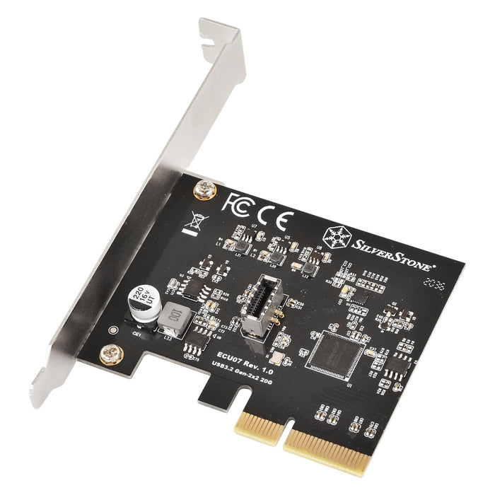 EAN 4710679811444 - Silverstone ECU07 tarjeta y adaptador de interfaz Interno USB 3.2 Gen 2x2 Type-C imagen 13