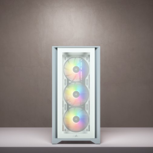 EAN 0840006626657 - Corsair iCUE 4000X RGB Midi Tower Blanco imagen 8