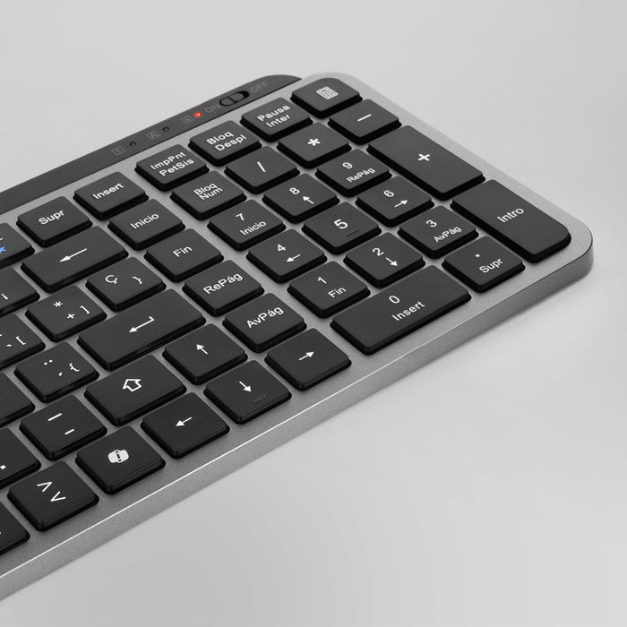 EAN 8435693113720 - Mars Gaming MK-SILENKEYS teclado Universal RF Wireless + Bluetooth QWERTY Español Negro imagen 4