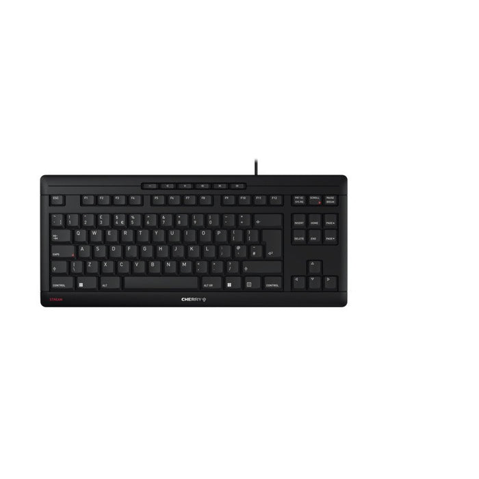 EAN 4025112097478 - CHERRY STREAM KEYBOARD TKL teclado Universal USB QWERTY Inglés del Reino Unido Negro imagen 1