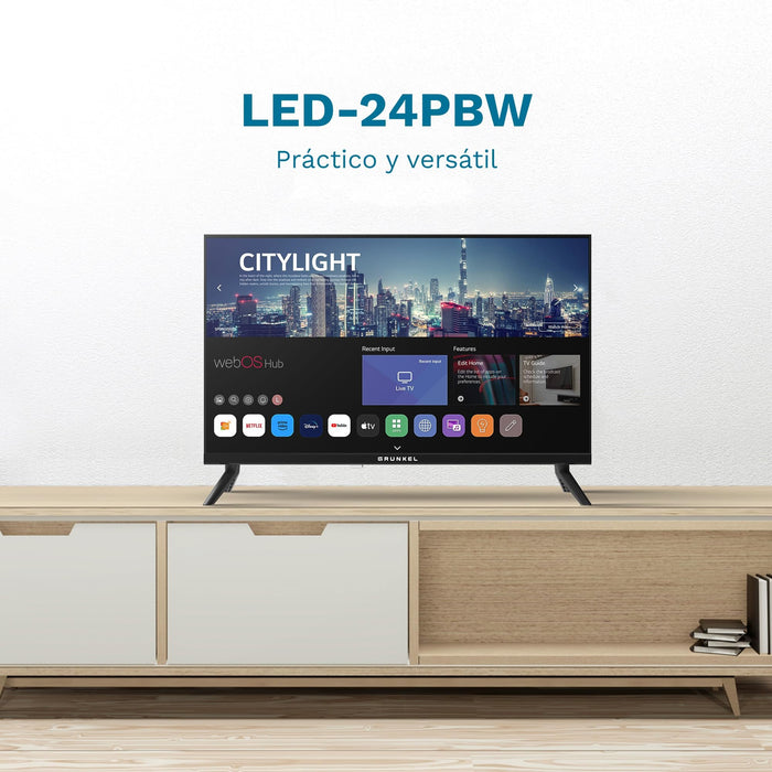 EAN 8426156018720 - Grunkel LED-24PBW Televisor 61 cm (24") HD Smart TV Wifi Negro imagen 3