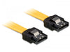 EAN 4043619827978 - DeLOCK 0.1m SATA M/M cable de SATA 0,1 m Amarillo imagen 1