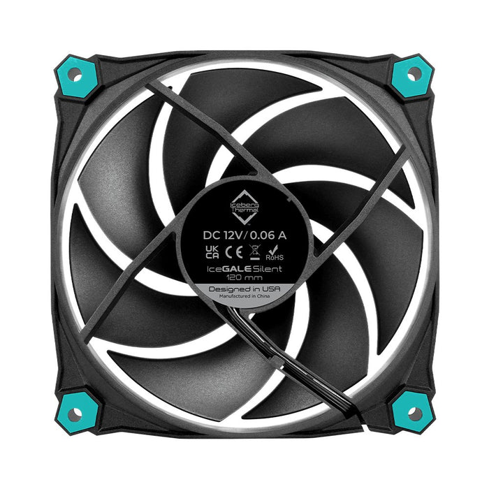 EAN 1230000071840 - Iceberg Thermal IceGALE Silent Carcasa del ordenador Ventilador 12 cm Negro 3 pieza(s) imagen 8