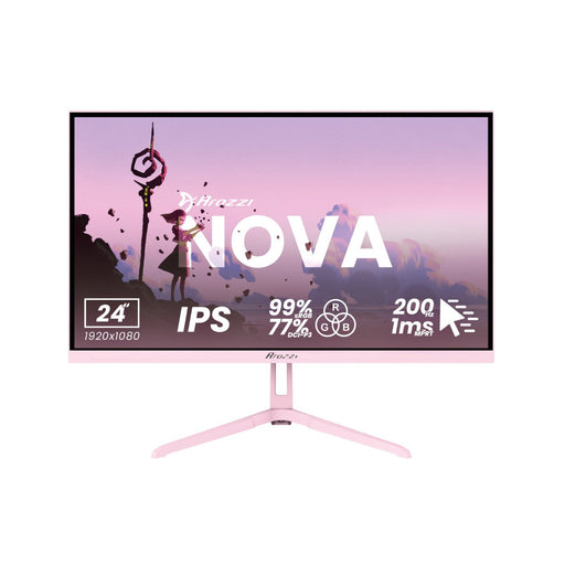 EAN 0850054766847 - Arozzi Nova 24″ pantalla para PC 60,5 cm (23.8") 1920 x 1080 Pixeles Full HD LED Rosa imagen 1