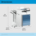 EAN 0198828506832 - HP Clr LaserJet Ent Flw MFP8801z+ Prntr Laser A3 1200 x 1200 DPI 60 ppm Wifi imagen 8