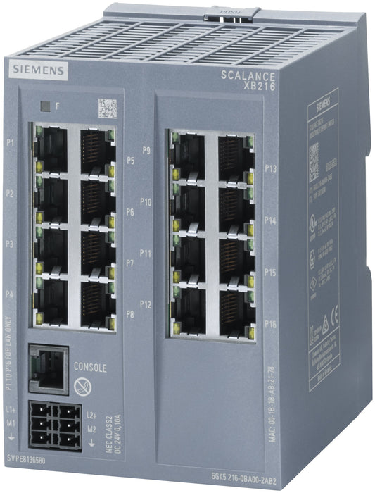 EAN 4047622178409 - Siemens 6GK5216-0BA00-2AB2 switch Gestionado imagen 1