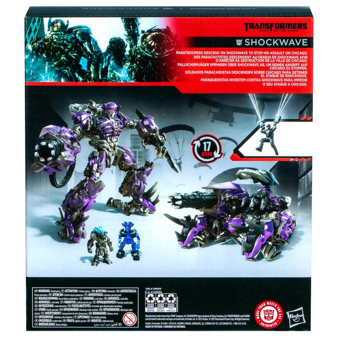 EAN 5010996297938 - Transformers Studio Series Leader Class : Dark of the Moon Shockwave imagen 5