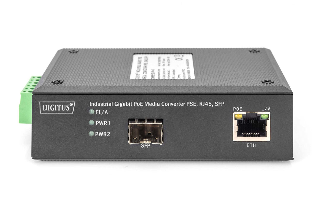 EAN 4016032445777 - Digitus DN-652104 convertidor de medio 1000 Mbit/s Negro imagen 4