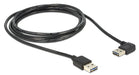 EAN 4043619834662 - DeLOCK 3m USB 2.0 A m/m 90° cable USB USB A Negro imagen 2