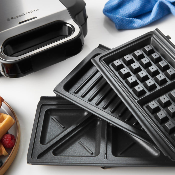 EAN 5038061151473 - Russell Hobbs 26810-56 sandwichera 750 W Negro, Acero inoxidable imagen 12