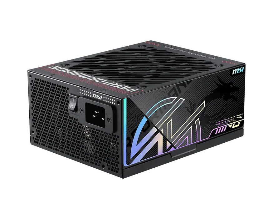 EAN 4711377406130 - MSI MPG Ai1300TS PCIE5 unidad de fuente de alimentación 1300 W 24-pin ATX ATX Negro imagen 3