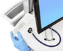 EAN 698833022964 - Ergotron StyleView EMR Cart with LCD Pivot, LiFe Powered, EU Aluminio, Gris, Blanco Panel plano Carro mult imagen 4