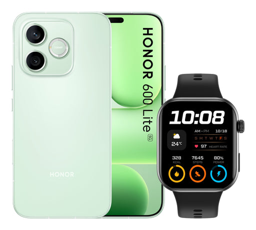 EAN 8034140502553 - Honor BUNDLE 600 LITE 256GB S GREEN+WATCH 2i BLACK 16,8 cm (6.6") SIM doble 5G USB Tipo C 8 GB 6520 mAh V imagen 1