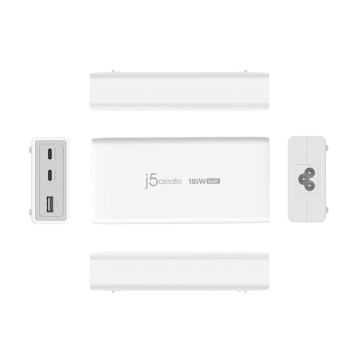 EAN 4712795089080 - j5create JUP37185W-EN cargador de dispositivo móvil Universal Blanco Corriente alterna Carga rápida Inter imagen 2