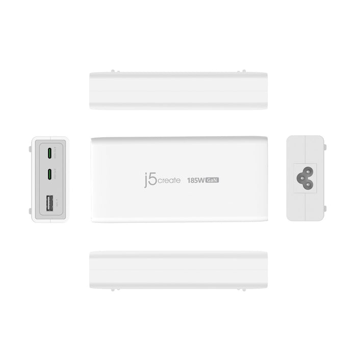 EAN 4712795089080 - j5create JUP37185W-EN cargador de dispositivo móvil Universal Blanco Corriente alterna Carga rápida Inter imagen 2