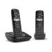 EAN 4250366854694 - Gigaset AS690A Duo Teléfono DECT/analógico Negro imagen 1