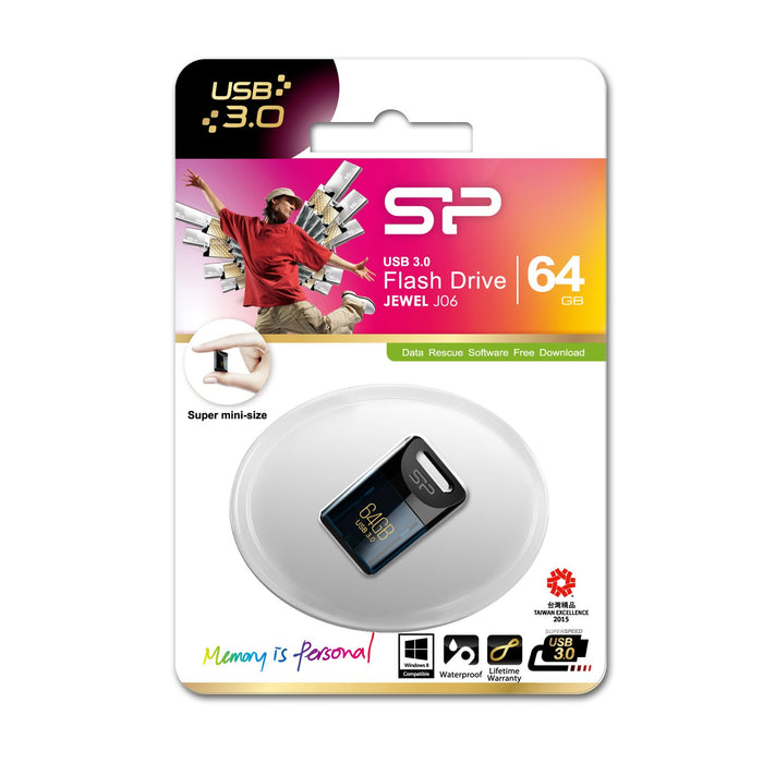 EAN 4712702636321 - Silicon Power Jewel J06 unidad flash USB 64 GB USB tipo A 3.2 Gen 1 (3.1 Gen 1) Azul imagen 5