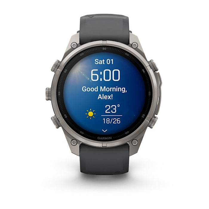 EAN 753759380199 - Garmin fēnix 9 Pro 3,56 cm (1.4") AMOLED 47 mm Digital 454 x 454 Pixeles Pantalla táctil Titanio Wifi GPS  imagen 10