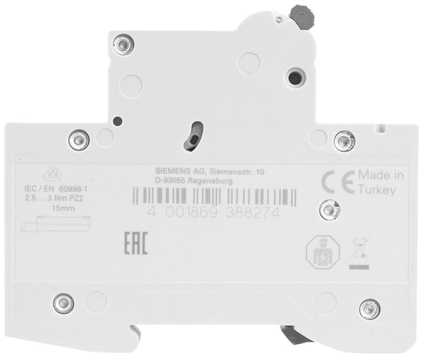 EAN 4001869388274 - Siemens 5SL6106-6 corta circuito Disyuntor en miniatura Tipo B 1 imagen 4