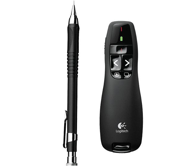 EAN 5099206018129 - Logitech Wireless Presenter R400 apuntador inalámbricos RF Negro imagen 1