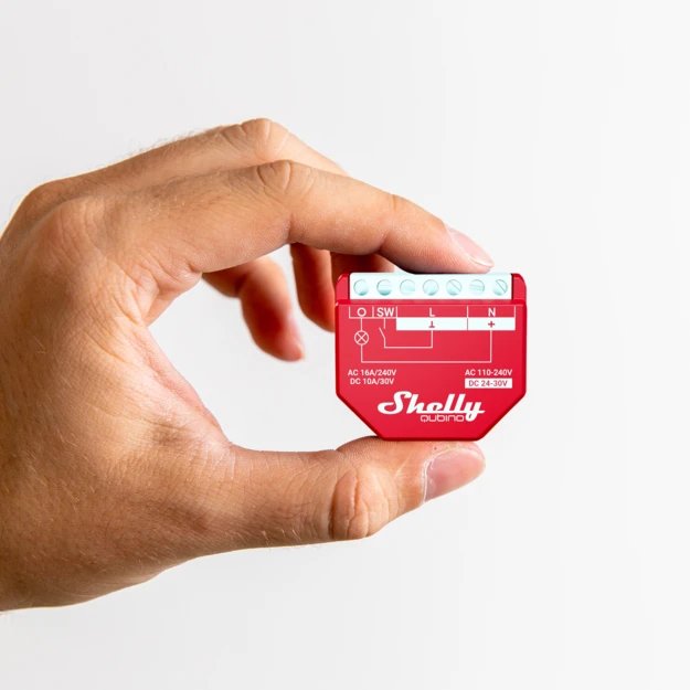 EAN 3800235269022 - Shelly Qubino Wawe 1PM Interruptor inteligente Rojo imagen 4