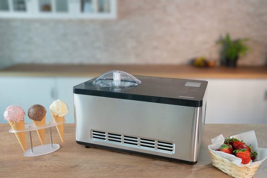 EAN 4011689488450 - Unold 48845 máquina para helados Compresor de helados 2 L 180 W Negro, Acero inoxidable imagen 8
