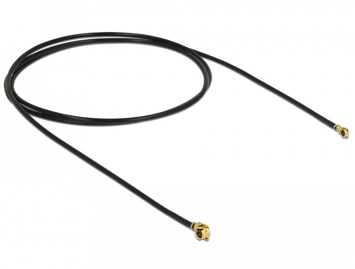 EAN 4043619896516 - DeLOCK 89651 cable coaxial 1.13 0,5 m MHF (I-PEX) MHF IV/ HSC MXHP32 Negro, Oro imagen 2