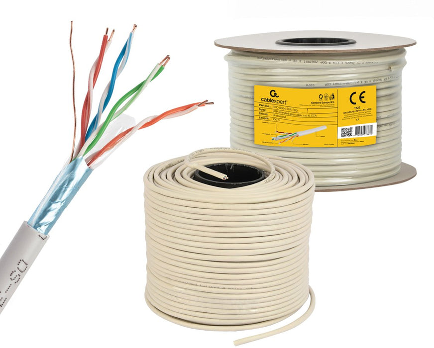 EAN 8716309078627 - Gembird CAT5e FTP 100m cable de red Gris F/UTP (FTP) imagen 3