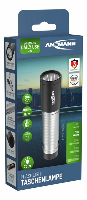 EAN 4013674179169 - Ansmann 1600-0427 linterna Negro, Plata Linterna de mano LED imagen 19