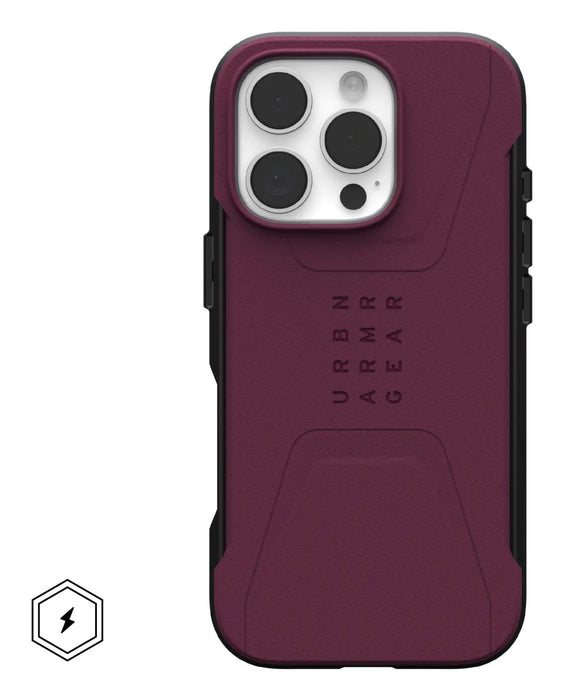 EAN 840283914133 - Urban Armor Gear Civilian funda para teléfono móvil 16 cm (6.3") Burdeos imagen 6