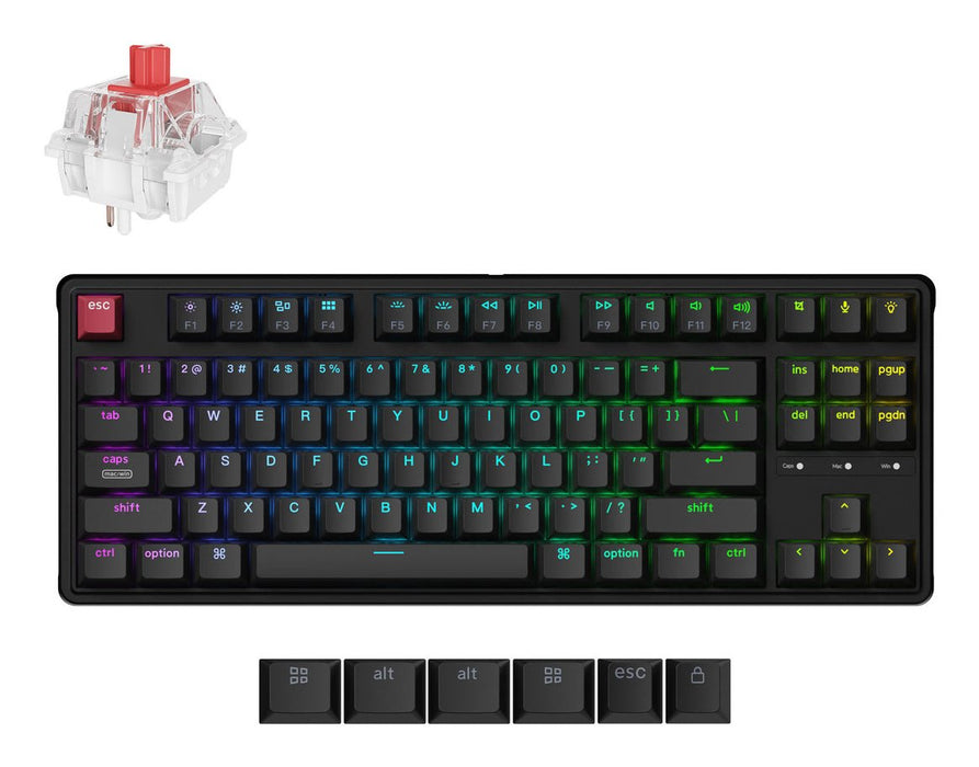 EAN 4894979015914 - Keychron C3 Pro 8K teclado Universal USB QWERTY Inglés Negro imagen 1