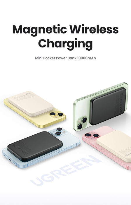 EAN 6941876222087 - Ugreen 25208 batería externa 10000 mAh Cargador inalámbrico Beige imagen 2