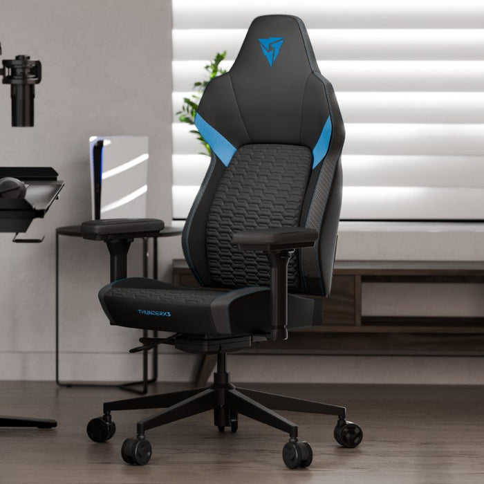 EAN 4711099478743 - ThunderX3 CORE Smart Racer Silla para videojuegos de PC Asiento acolchado Negro, Azul imagen 5