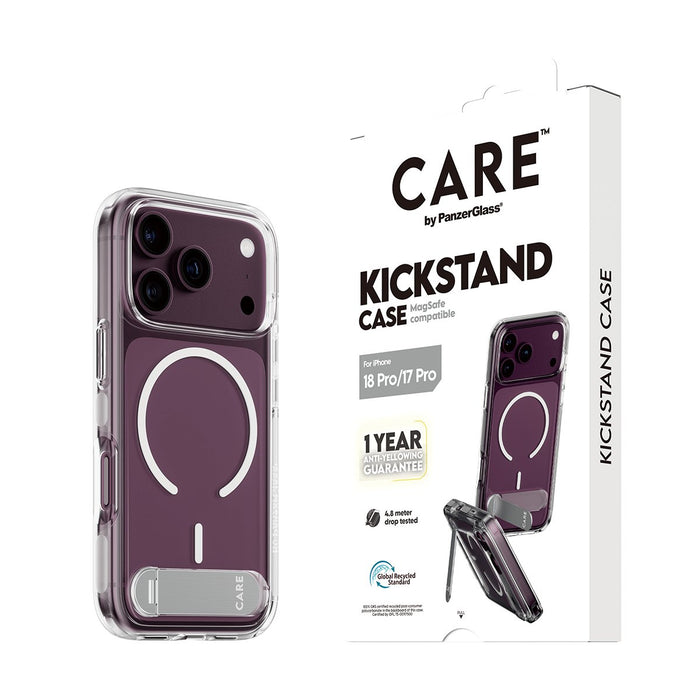EAN 5715685043857 - PanzerGlass CARE™ by ® Kickstand Case Transparent w. White MagSafe iPhone 2026 Pro | 17 Pro funda para te imagen 7