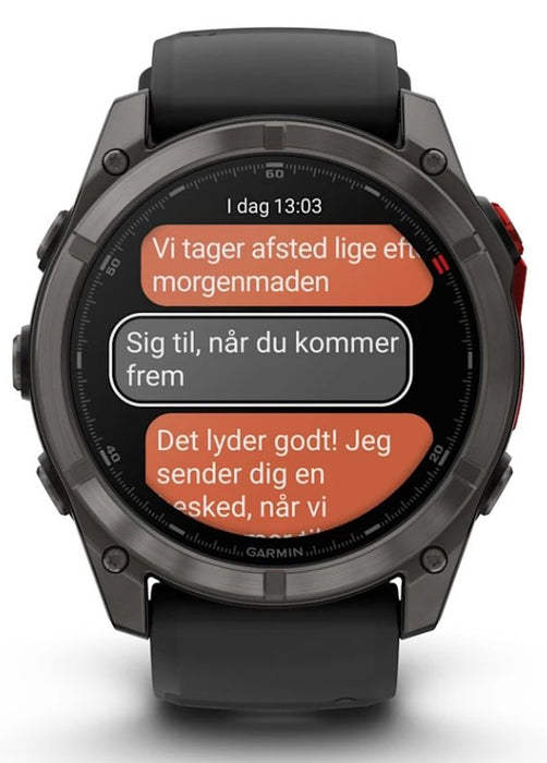 EAN 753759348182 - Garmin fēnix 8 Pro 3,56 cm (1.4") LED 51 mm Digital 454 x 454 Pixeles Pantalla táctil Negro, Gris, Titanio imagen 6