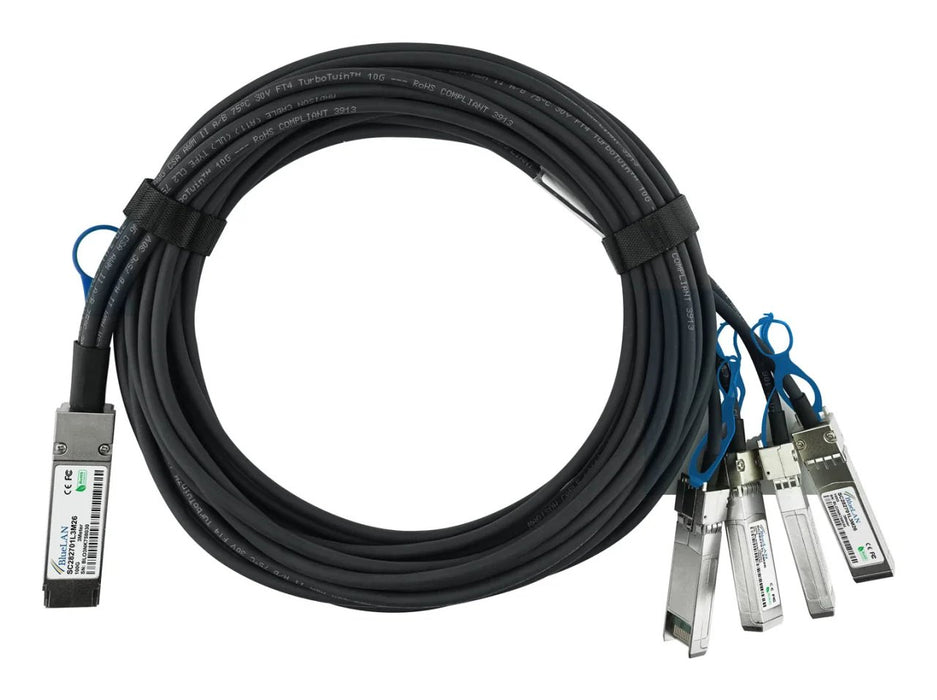 EAN 4063232340944 - BlueOptics CAB-DAC3M-Q28B4-BL Cable de fibra óptica e InfiniBand 3 m QSFP28 4x SFP28 DAC Negro imagen 1