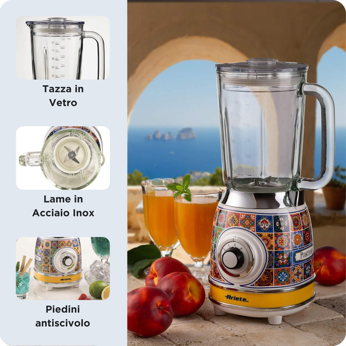 EAN 8003705122796 - Ariete 0583/0P 1,5 L Batidora de vaso 1000 W Azul, Amarillo imagen 3