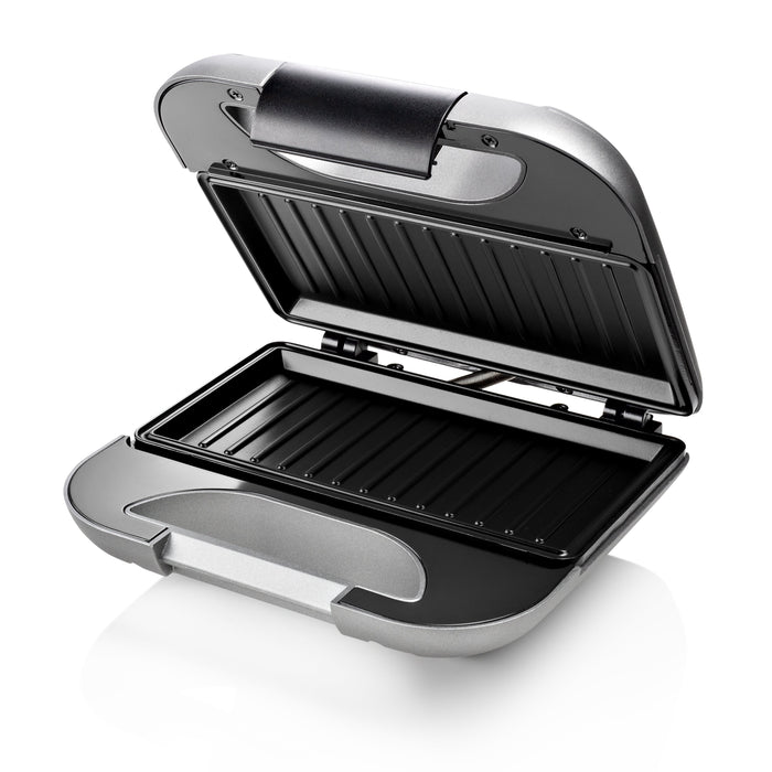 EAN 8713016082497 - Princess 127003 sandwichera 750 W Negro, Plata imagen 2