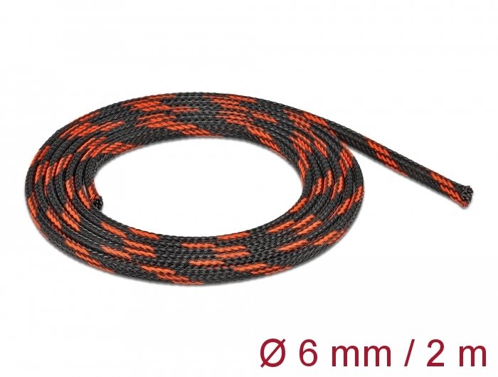 EAN 4043619207381 - DeLOCK 20738 pasacables Negro, Rojo imagen 2