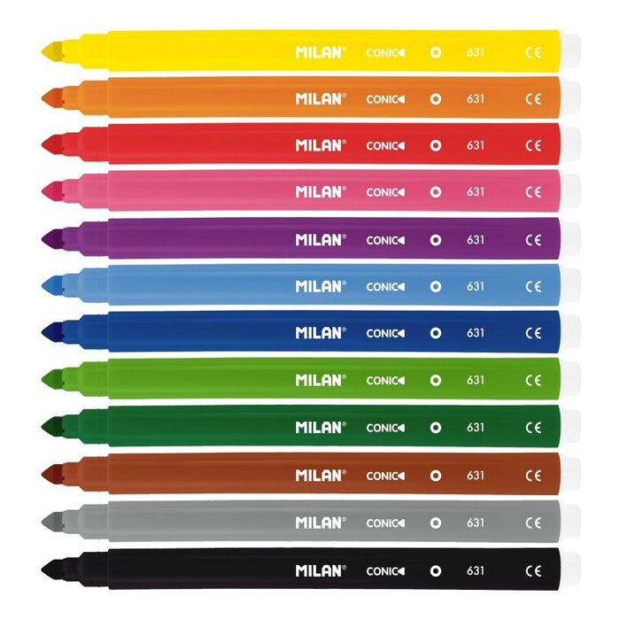 EAN 8411574008347 - Milan 0612312 rotulador Multicolor 12 pieza(s) imagen 2